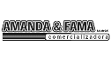logo de amanda & fama