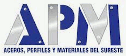 logo de Aceros, Perfiles y Materiales del Sureste