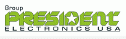 logo de President Electronics U.S.A.